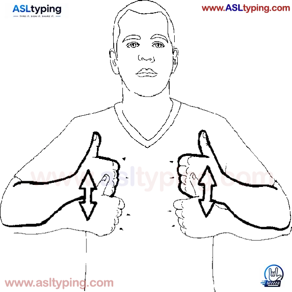 BATHROOM in ASL picture reference