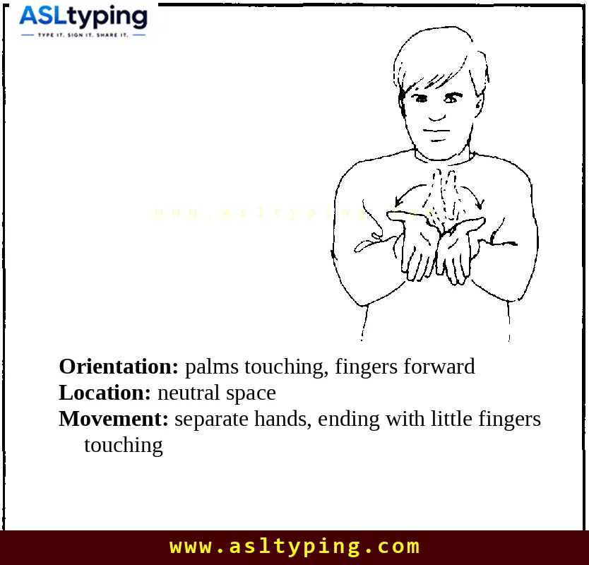 ASL sign for book