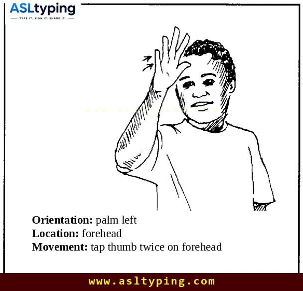 ASL sign for father