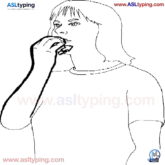 ASL sign for food