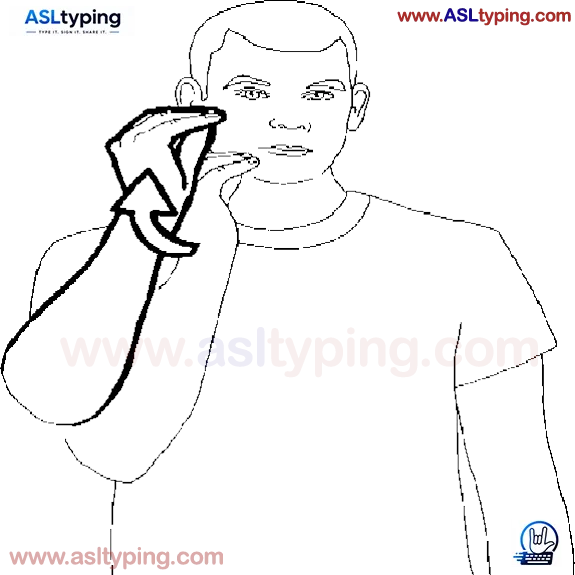 ASL sign for home