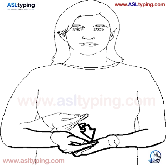 MONEY in ASL picture reference