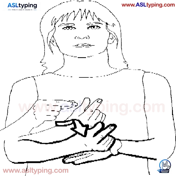 ASL sign for student