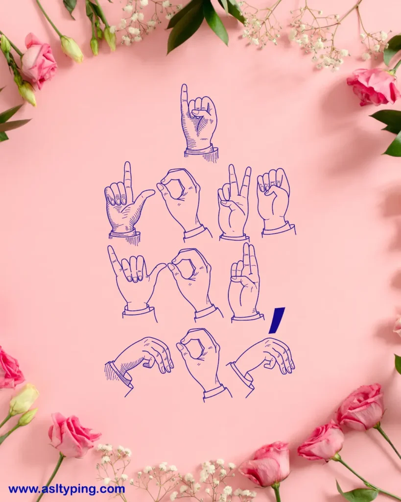 Happy Mother’s Day in sign language with ASL family words